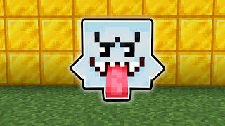 I made Boo in MINECRAFT