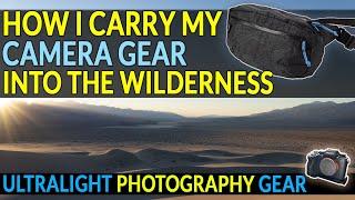 ULTRALIGHT Photography Bags: BACKPACKING & HIKING with CAMERA GEAR | Hyperlite Versa & F-Stop ICU