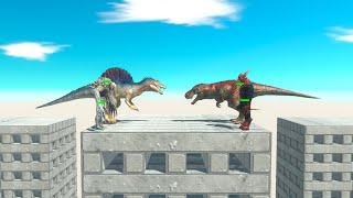 2 vs 2 Tournament on Wobbly Building - Animal Revolt Battle Simulator