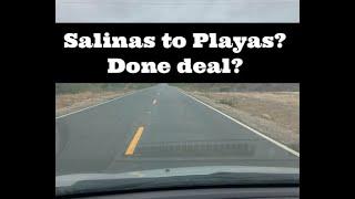 NEW ROAD connects Salinas to Playas Villamil along the beach in Ecuador? HOW IS IT? So I tested it.