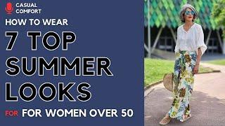 Top 7 Summer Looks for Women Over 50: Stylish and Age-Defying Outfits ️ 2024 Fashion Trends