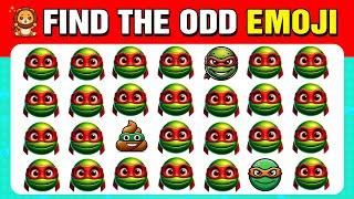 82 puzzles for GENIUS | Find the odd one out - Emoji Ninja Turtles 