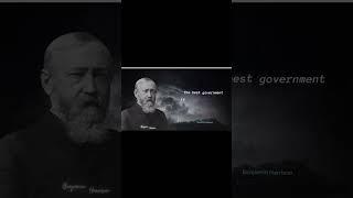 Benjamin Harrison's Quotes About Politics #shots#youtubeshots#politics#Wisdom Diary
