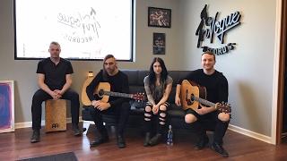 LEAV/E/ARTH Playing "The Other Side" Live In The InVogue Records Office