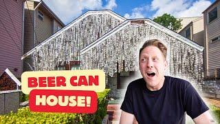 GEOCACHING AT THE BEER CAN HOUSE!