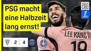 Barcola & Lee on fire! PSG-Offensive zerlegt Aufsteiger in 45 Minuten: Angers - PSG | Ligue 1 | DAZN