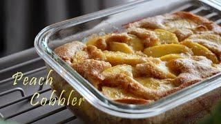 노계란! 꿀맛 복숭아 100배 맛있게 먹는 방법! 어려운 거 전혀 없는 여름 디저트! Peach Cobbler | 하다앳홈