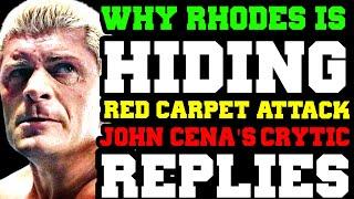 WWE News! John Cena RESPONDS! Cody Rhodes Downplays Injury In Private! Randy Orton NEXT Appearances!