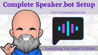 How to Install Set Up and Understand Speaker.Bot