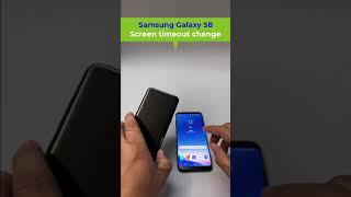 15. How to change “Screen timeout” in a Samsung Galaxy S8. #samsunggalaxy #smartphone