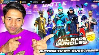 Gifting My Subscribers New Legendary All Rare Bundles  & 30,000 Diamonds  Garena Free Fire