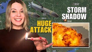 STORM SHADOW WORKS: RUSSIAN DRONE HUB DESTROYED IN ORYOL Vlog 907: War in Ukraine