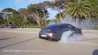 AMG GT 63s 360 DRIFT in Morocco