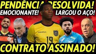 FLAMENGO RESOLVE PENDÊNCIA COM GONZALO PLATA! CONTRATO ASSINADO! MICHAEL EMOCIONANTE! BRAZ LARGA AÇO