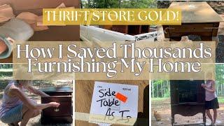 Thrift Store Gold! How I saved THOUSANDS Furnishing My Home #diy