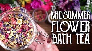 Bed, Bath & Broomsticks: Midsummer Flower Bath Tea - Ritual Bath Blend - Magical Crafting