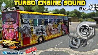 KODENAME TURBO ENGINE SOUND /WHISTLER /BUSSID ENGINE SOUND V4.2/free skin /check description 