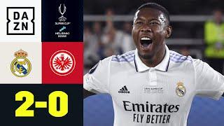 Alaba & Co. stutzen Adlern die Flügel: Real Madrid - Eintracht Frankfurt 2:0 | UEFA Super Cup | DAZN