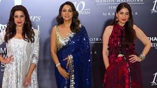 Gauri Khan with Bhavna Pandey & Neelam Kothari at Manish Malhotra show