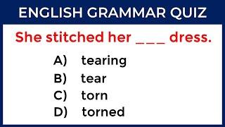 Mixed English Grammar Quiz: CAN YOU SCORE 35/35? #challenge 111