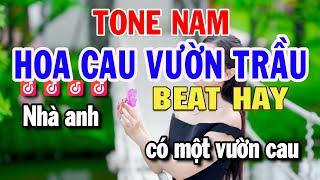 Hoa Cau Vườn Trầu Karaoke Nhạc Sống Nam (Bbm) Huỳnh Lê