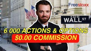 Présentation de l'offre Freestoxx | 6 000 Actions & Options avec $0.00 commission