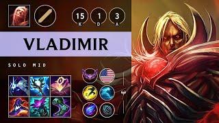 Vladimir Mid vs Aphelios: Triple Kill, Legendary - NA Master Patch 14.17