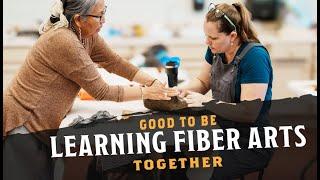 Good to be Learning Fiber Arts Together | John C. Campbell Folk School