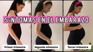 Síntomas en el Embarazo = Primer, Segundo y Tercer trimestre