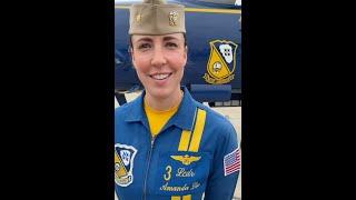 Blue Angels pilot Lt. Commander Amanda Lee