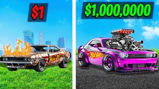 $1 to $1,000,000 Hot Wheels Ramp Cars In GTA 5