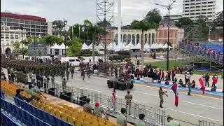  Kontinjen 10 Briged Para - 1st Rehearsal Dataran Merdeka #10brigedpara #brassband #bagpipes