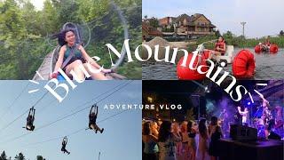 BLUE MOUNTAINS, CANADA (mountain coaster, wheeled boat, climb net, etc.) | Adventure Vlog