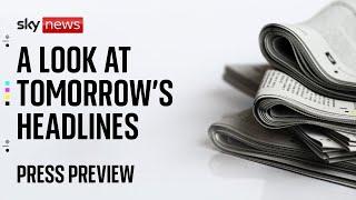  Sky News Press Preview | Monday 02 December 2024