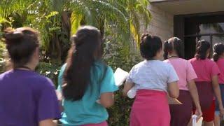 CBS News goes inside center for detained immigrant children in Homestead, Florida