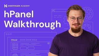 Hostinger Custom Control Panel Walkthrough, Important Settings for Beginners