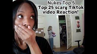 Nukes Top 5: Top  25 Scary Tiktok videos . Minga Reaction Video! SCARY,  AND SUPERNATURAL CLIPS!