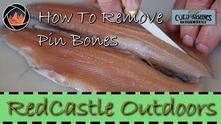 A detailed look at how to fillet a trout and remove the pin bones