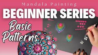 Beginner Series | Walking the Dots & Swooshes | Basic Dot Mandala Patterns for Beginners