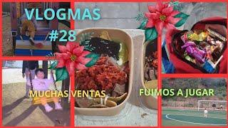 VLOGMAS 28  FUIMOS A JUGAR  A UNAS CANCHAS SUPER BONITAS ️ EMPEZANDO EL DIA CON MUCHAS VENTAS