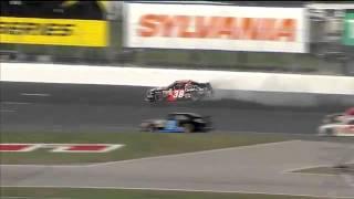 2011 New England 200 - Jason Leffler Crash