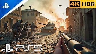 (PS5) World War II™ Has Never Been This Terrifying | Ultra Realistic 4K 60FPS HDR Gameplay