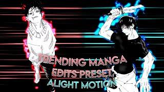 Trending Manga Edits Presets | Alight Motion