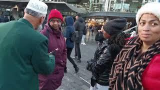 Dawah Disruption by Mad Speakers Corner Christians' interruption! Usman Ali | Stratford Dawah