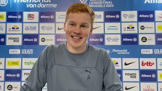 Charlie Dobson on winning the 400m at the Brussels Diamond League