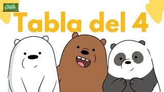 Aprende la Tabla del 4 con los Osos Escandalosos.