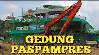 PROGRES PEMBANGUNAN GEDUNG MESS PASPAMPRES IKN KIPP 31 Oktober 2023