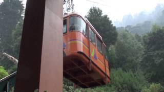 A cable car in Monserrate, Bogotá, Colombia.