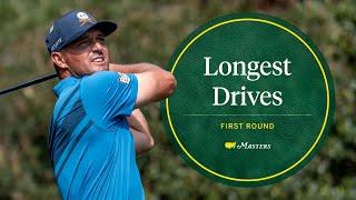 The Longest Drives From the First Round | The 2025 Masters