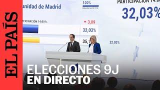 DIRECTO | Elecciones europeas: Segundo avance de participación en España | EL PAÍS